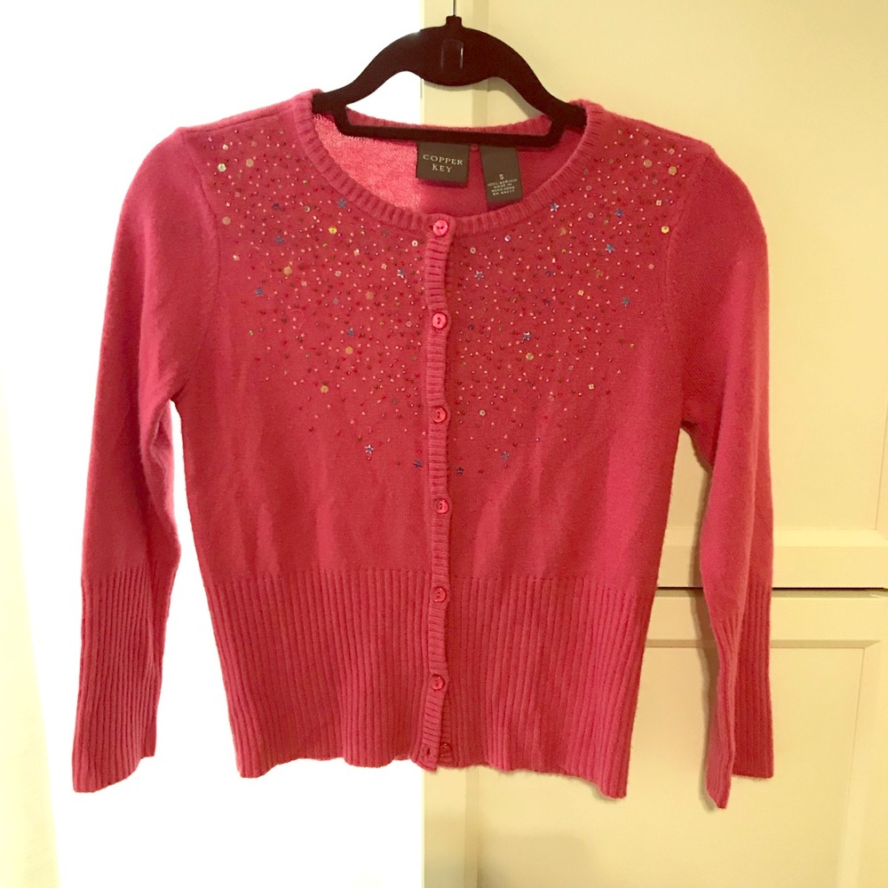 Rose Pink 3/4 Sleeve Cardigan